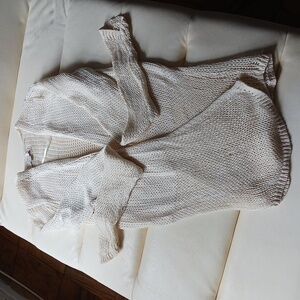 LOFT Cream Knit Women's Cardigan